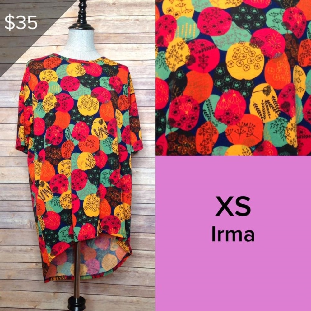 LuLaRoe XS Irma BNWT